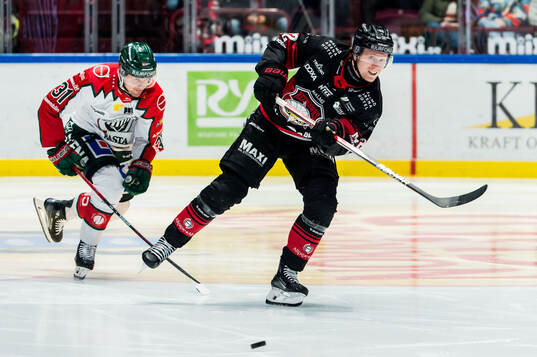 Malmö Redhawks Robin Salo och Frölundas Nicklas Lasu