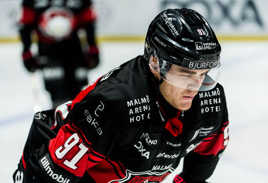 Malmö Redhawks Axel Sundberg deppar
