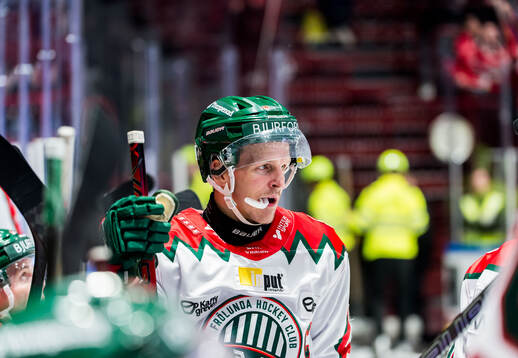 Frölundas Max Friberg deppar