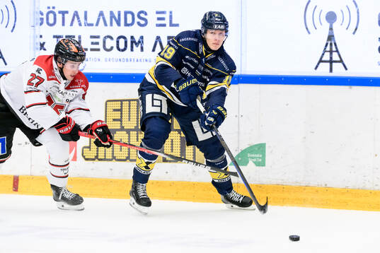 Örebros Peetro Seppälä och HV71s Henrik Borgström