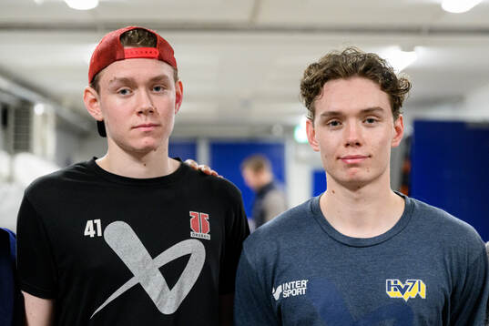 Örebros Theodor Hallquisth och HV71s Wilhelm Hallquisth