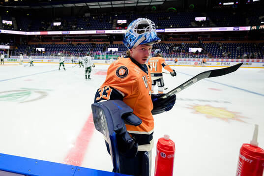 Växjös målvakt Emil Larmi