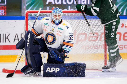 Växjös målvakt Emil Larmi