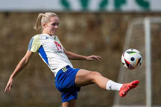 Hanna Lundkvist of the Swedish women's national football