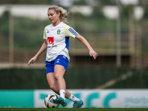Amanda Nildén of the Swedish women's national football team