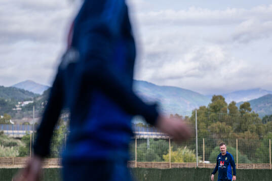 Head coach Peter Gerhardsson of the Swedish women's