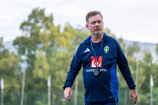 Head coach Peter Gerhardsson of the Swedish women's
