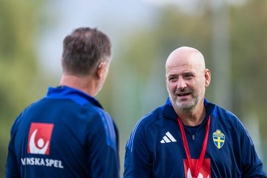 Head coach Peter Gerhardsson and assistant coach Magnus