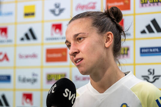 Julia Zigiotti Olme of the Swedish women's national