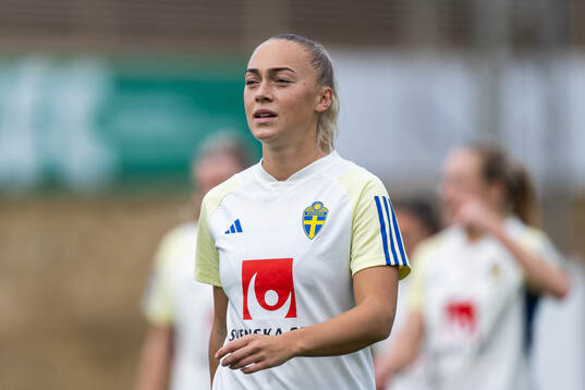 Hanna Bennison of the Swedish women's national football team
