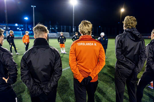 Torslandas tränare Declan Edge