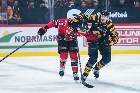 Luleås Pontus Andreasson och Skellefteås Pär Lindholm