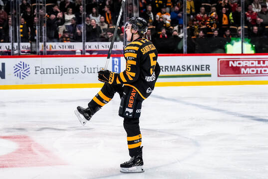Skellefteås Axel Sandin Pellikka jublar