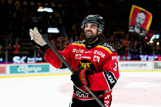 Luleås Frederic Allard jublar