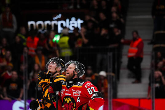 Skellefteås Max Lindholm och Luleås Linus Omark