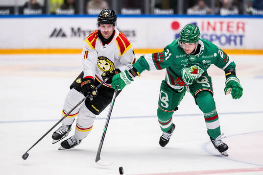 Brynäs Greg Scott och Rögles Henry Bowlby