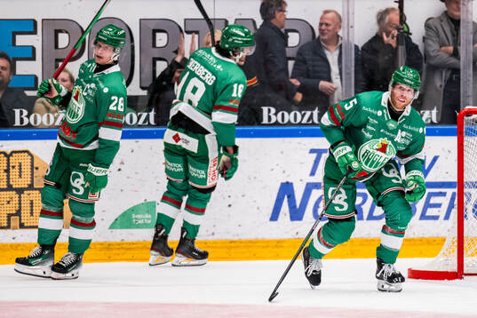 Rögles Anton Bengtsson, Dennis Everberg och Ludvig