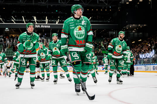Rögles Mattias Göransson och Dennis Everberg deppar