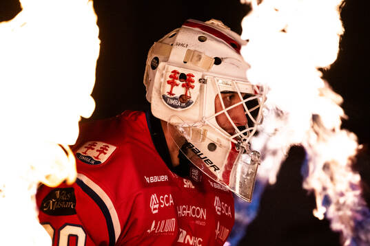 Timrås målvakt Jacob Johansson