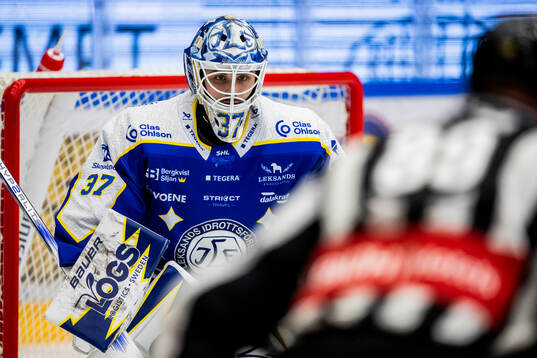 Leksands målvakt Jakob Hellsten