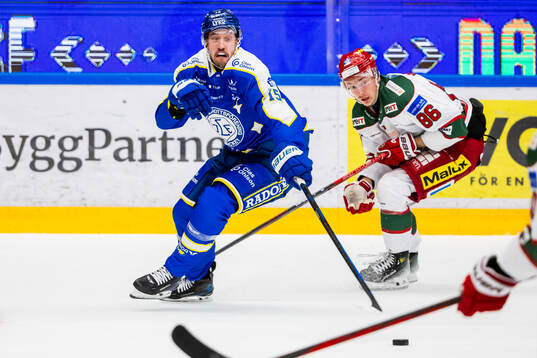 Leksands Max Veronneau och Modos Lukas Jasek