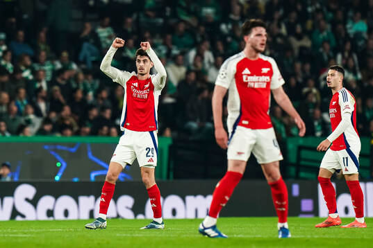 Kai Havertz of Arsenal celebrates