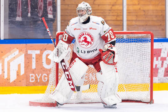 Troja/Ljungbys målvakt Jesper Eliasson