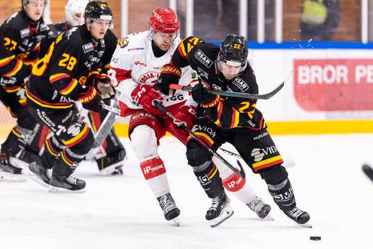 Troja/Ljungbys Jonathan Andersen och Alvesta SKs Hampus