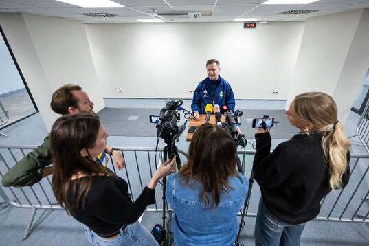 Head coach Peter Gerhardsson of the Swedish women's
