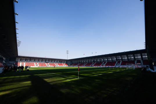 Interior view of Stadion Dubocica