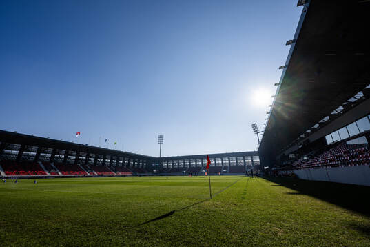 Interior view of Stadion Dubocica