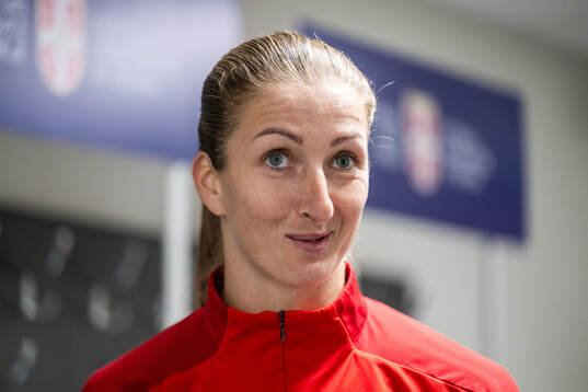 Violeta Slovic of the Serbian women's national football