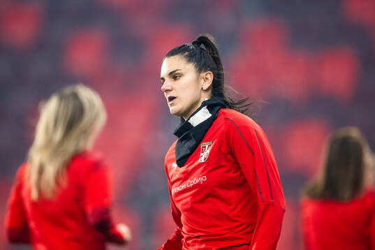 Jovana Damnjanovic of the Serbian women's national football