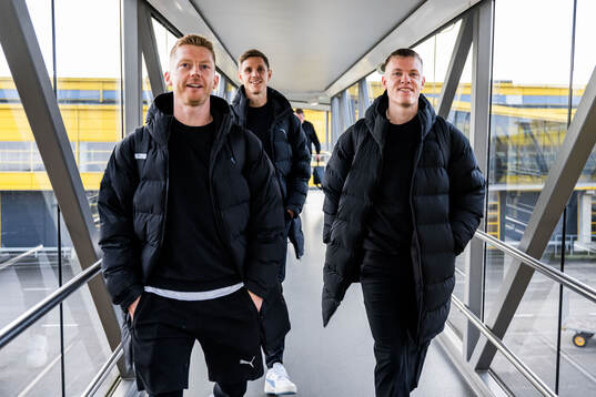 Anders Christiansen, Søren Rieks and Sebastian Jörgensen