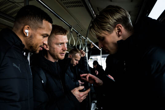 Martin Olsson, Anders Christiansen and Jens Stryger Larsen