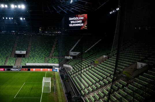 General view of Ferencvaros Stadium