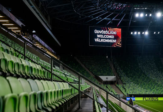 General view of Ferencvaros Stadium