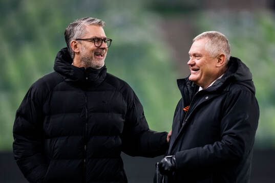 CEO Niclas Carlnen and chairman Anders Pålsson of Malmö FF