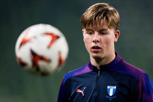 Nils Zätterström of Malmö FF