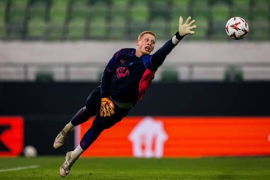 Goalkeeper Joakim Persson of Malmö FF