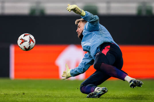 Goalkeeper Ricardo Friedrich of Malmö FF