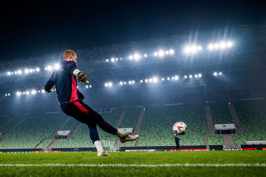 Goalkeeper Joakim Persson of Malmö FF