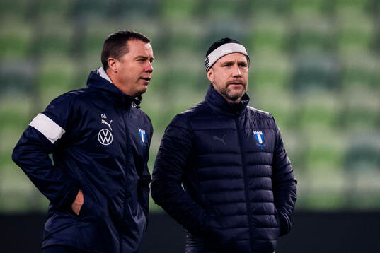 Sports director Daniel Andersson and Head coach Henrik