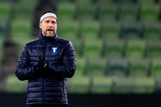 Head coach Henrik Rydström of Malmö FF