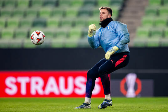 Goalkeeper Ricardo Friedrich of Malmö FF