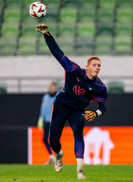 Goalkeeper Joakim Persson of Malmö FF