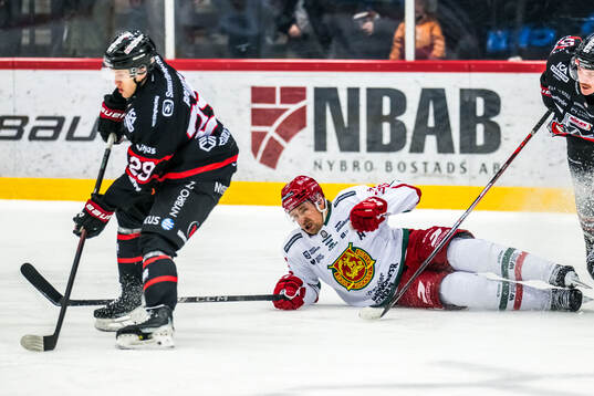 Nybros Louis Boudon och Moras Kristoffer Gunnarsson