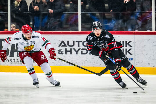 Moras Johan Persson och Nybros Hannes Hellberg