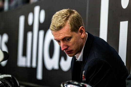 Nybros assisterande tränare Hampus Sylvegård