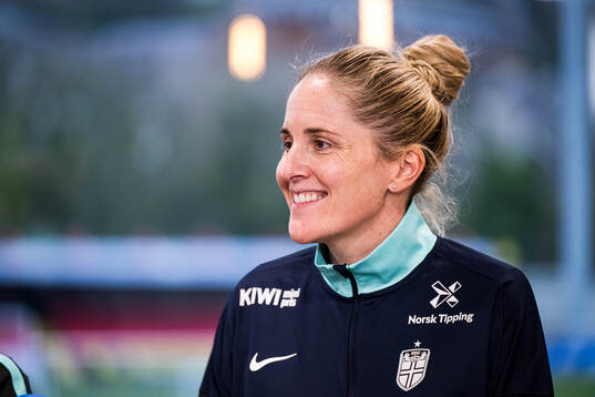 Gemma Grainger, head coach of the Norwegian women's